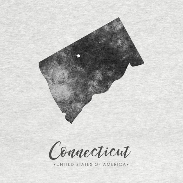 Connecticut state map by StudioGrafiikka